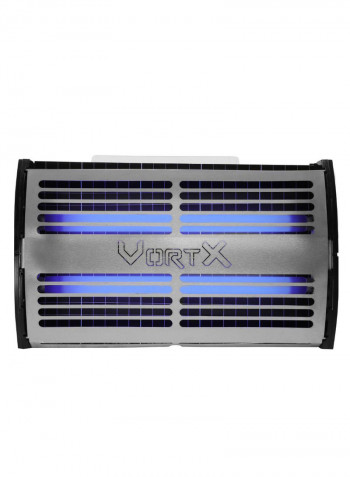 Electric Fly Insect Trap UV Lamp Bug Zapper Grey/Blue/Black 501x300x90millimeter