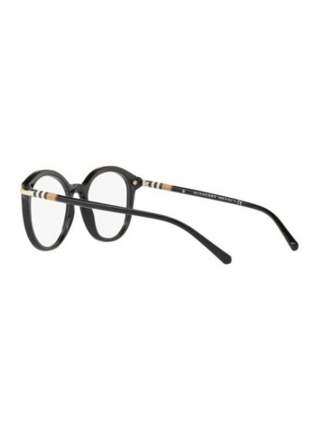 Round Eyeglasses Frame - Lens Size: 52 mm للنساء