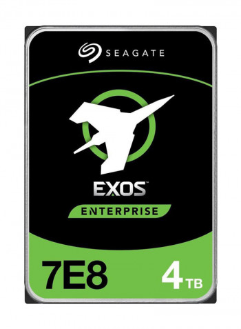 Exos Enterprise 7E8 Hard Drive 4TB Silver/Black/Green