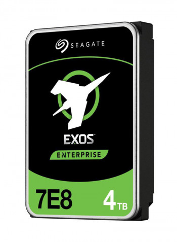 Exos Enterprise 7E8 Hard Drive 4TB Silver/Black/Green