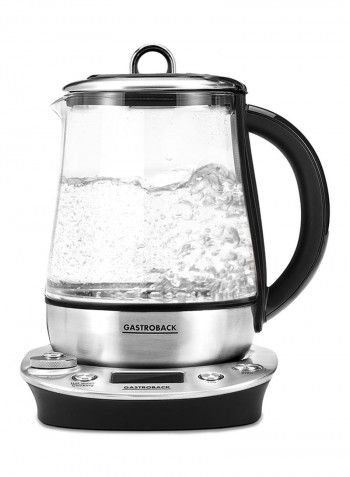 Electric Tea Maker 1.5L 1400W 42438 Clear/Silver/Black