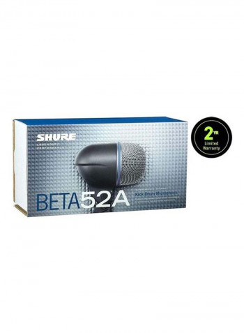 Supercardioid Dynamic Kick Drum Microphone with High Output Neodymium Element BETA 52A black