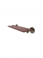 Tango Collection Wooden Shelf Brown/Gold 16inch
