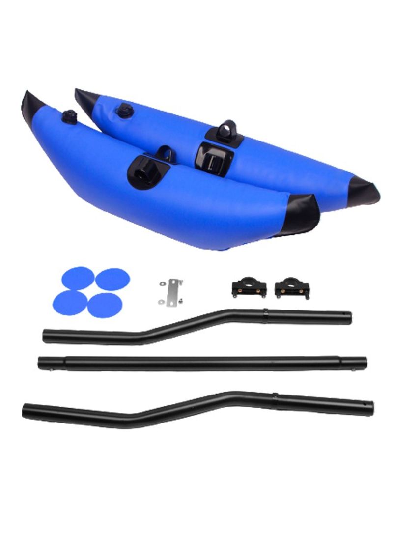 Kayak PVC Inflatable Outrigger Float With Sidekick Arms 58.0x17.0x12.0cm