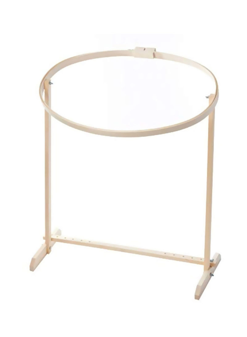 Oval Hoop With Stand Beige 31inch