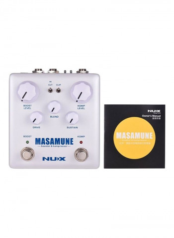 Masamune Booster And Kompressor Guitar Effect Pedal
