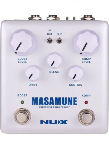 Masamune Booster And Kompressor Guitar Effect Pedal