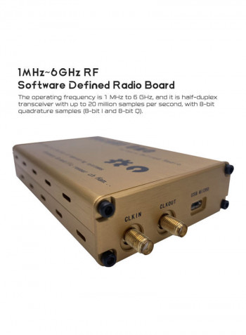 HackRF One SDR Plantform Software Defined Radio Development Board Gold 20 x 4 x 12cm
