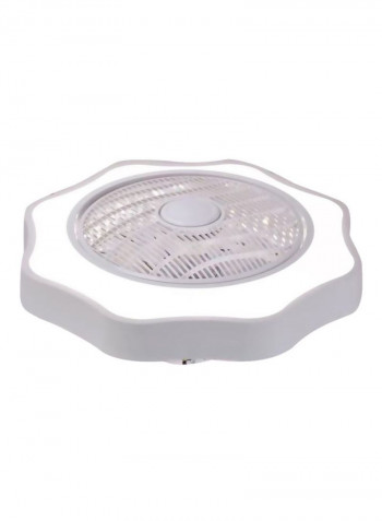 LED Ceiling Light With Fan White 55.00x27.00x55.00centimeter