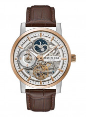 Men's Automatic Water Resistance Leather Analog Watch KC50917006
