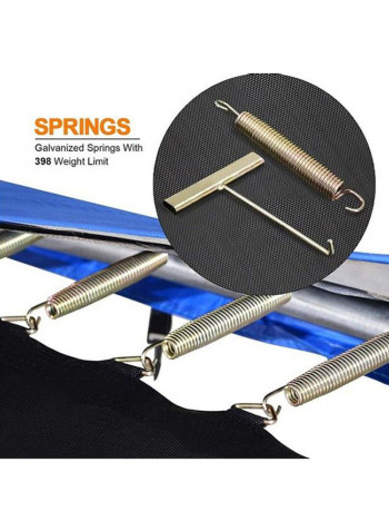 Outdoor Trampoline With Safety Enclosure 8feet