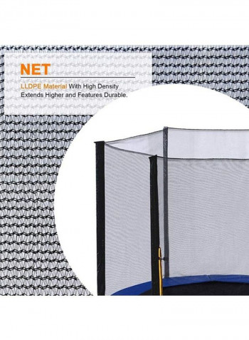 Outdoor Trampoline With Safety Enclosure 8feet
