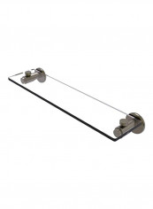 Tribecca Collection Brass Towel Shelf Silver/Clear