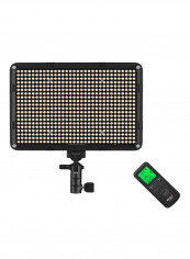 Professional Ultra Thin Dimmable LED Video Light VL-D640T Black