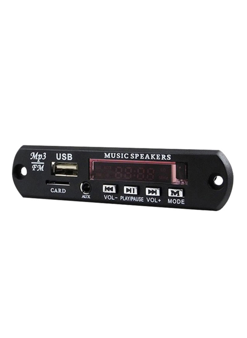 MP3 Electronic Decoder Audio Module Board Remote Control FM USB 5V JRHT-Q9A Black