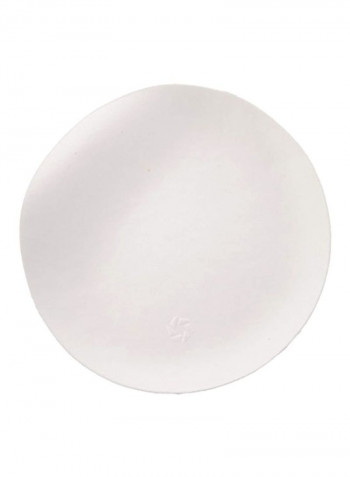 400-Piece Round Plate White 3.5inch