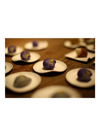 400-Piece Round Plate White 3.5inch
