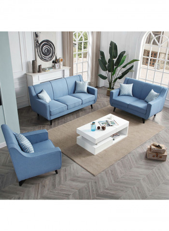 Natalia Single Seater Sofa With Cushion Blue