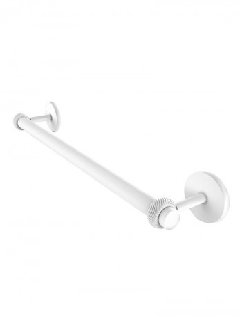 Satellite Orbit Two Collection Wall Mounted Towel Bar White 24x26.5x3inch