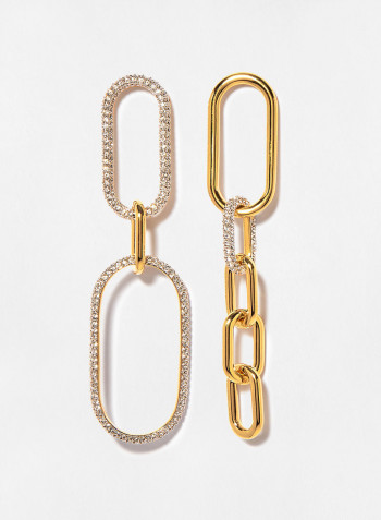 Time Chain Link Earrings