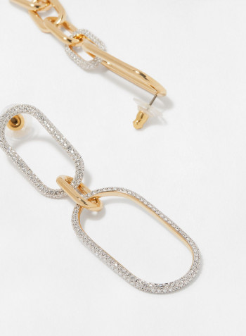 Time Chain Link Earrings