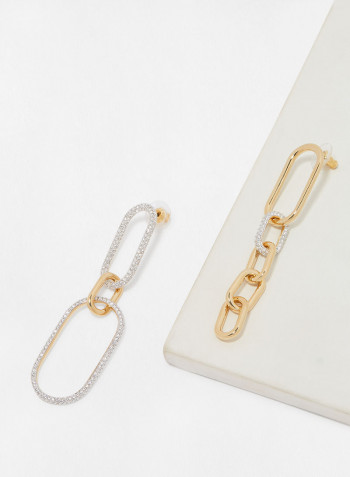 Time Chain Link Earrings