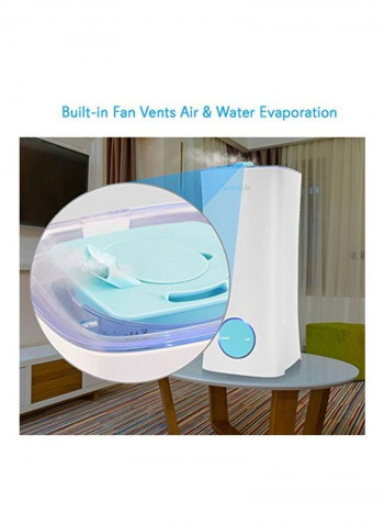 Home Desktop Ultrasonic Air Humidifier White