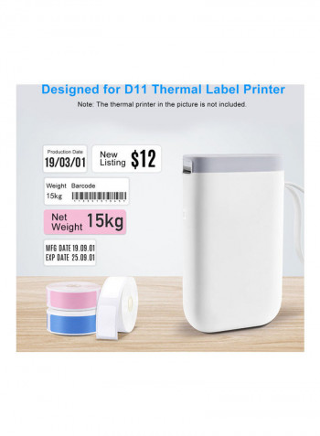 12-Piece Thermal Printing Paper Roll