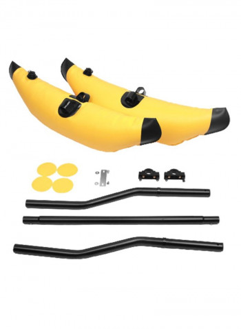 Kayak PVC Inflatable Outrigger Float With Sidekick Arms 75.0x17.0x12.0cm