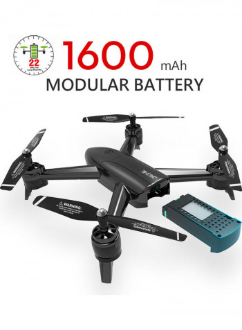 SG106 Optical Flow Drone with Dual Camera 4K Wide Angle Wifi FPV Altitude Hold Gesture Photography Quadcopter Black 33*9*21.5cm