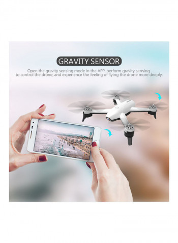 SG106 Optical Flow Drone with Dual Camera 4K Wide Angle Wifi FPV Altitude Hold Gesture Photography Quadcopter White 33*9*21.5cm