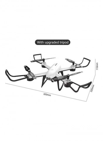 SG106 Optical Flow Drone with Dual Camera 4K Wide Angle Wifi FPV Altitude Hold Gesture Photography Quadcopter White 33*9*21.5cm