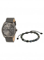 Men's MS9 Analog Watch DZ1924 With Beaded Bracelet