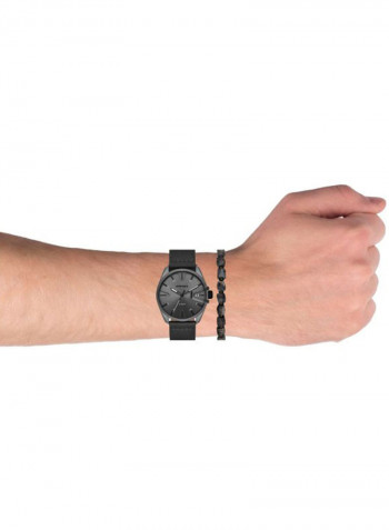 Men's MS9 Analog Watch DZ1924 With Beaded Bracelet