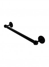 Satellite Orbit Two Collection Twist Detail Towel Bar Black 30inch