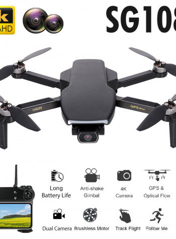 SG108 RC Drone 5G WiFi FPV GPS Optical Flow Positioning 28.5*10.5*20.5cm