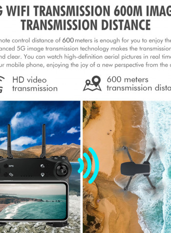 SG108 RC Drone 5G WiFi FPV GPS Optical Flow Positioning 28.5*10.5*20.5cm