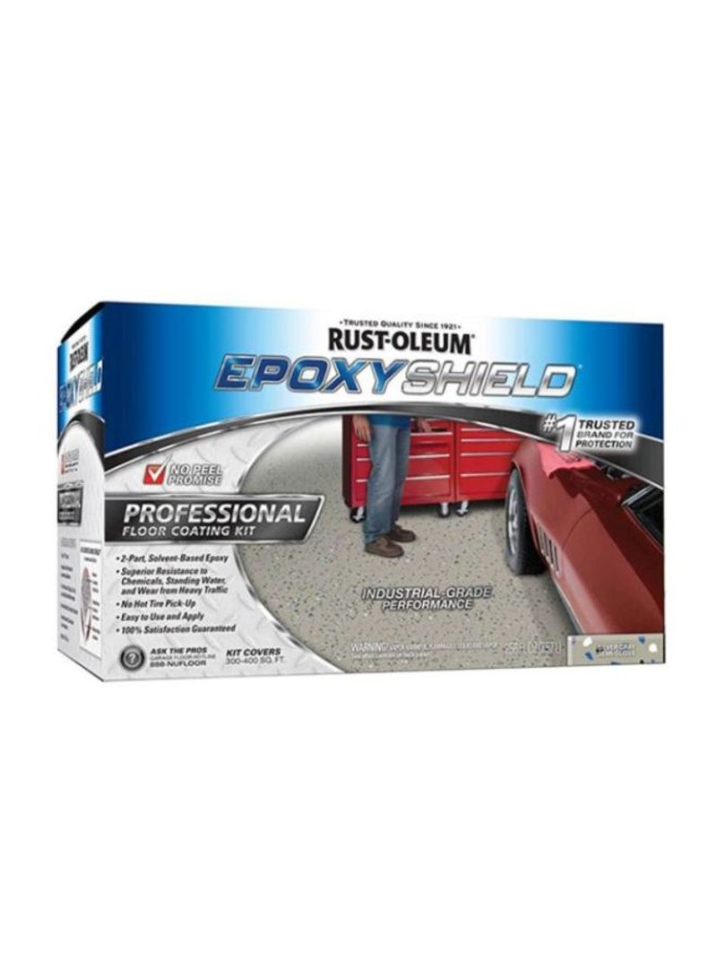 Epoxyshield Professional Floor Coating Silver/Grey Semi Gloss 7.57L