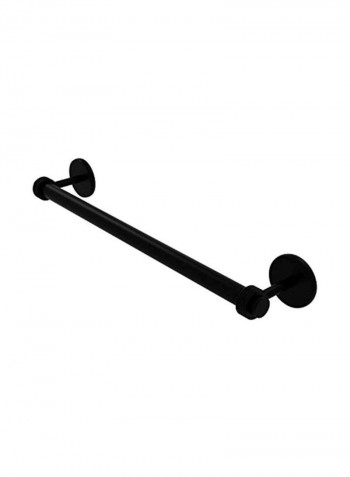 Satellite Orbit Two Collection Towel Bar Black 24inch