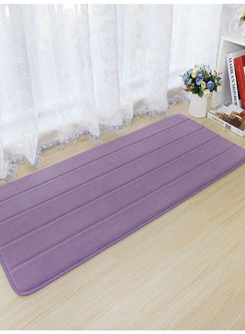 Solid Anti Skidding Thick Soft Mat Purple 140(W)x200(L)centimeter