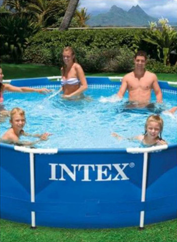 Metal Frame Outdoor Swimming Pool 366 x 76centimeter