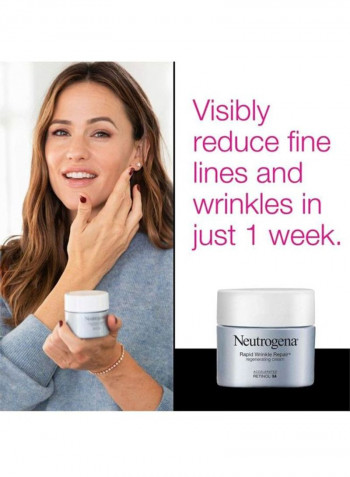 2-Piece Rapid Wrinkle Repair Regenerating Anti-Wrinkle Retinol Cream White 48g