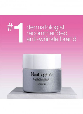 2-Piece Rapid Wrinkle Repair Regenerating Anti-Wrinkle Retinol Cream White 48g