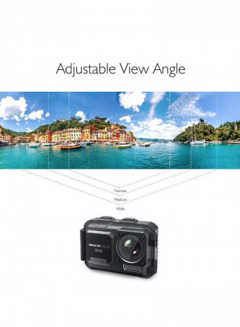 Vision 5 4K Waterproof Action Camera With Accessories