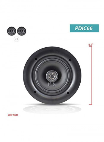 2-Way In-Ceiling Speaker B00MH0L500 White