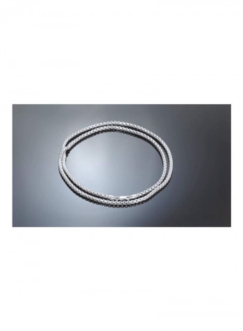 925 Sterling Silver Square Box Chain Necklace