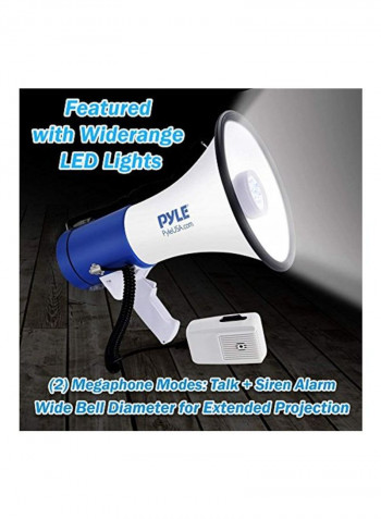 Portable Handheld Megaphone Speaker PMP51LT White/Blue/Black