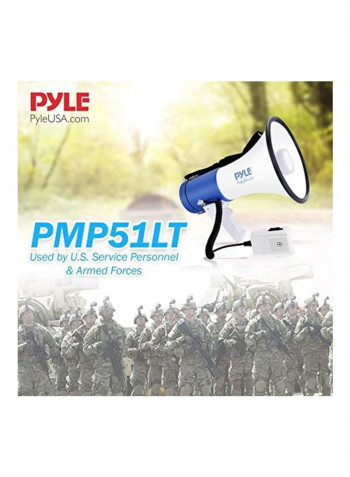 Portable Handheld Megaphone Speaker PMP51LT White/Blue/Black