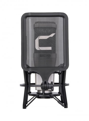 Professional Condenser Cardioid Microphone LU-D8124 Grey/Black