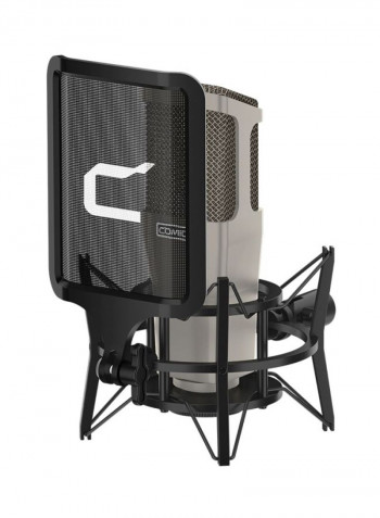 Professional Condenser Cardioid Microphone LU-D8124 Grey/Black